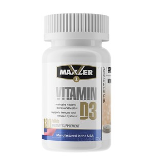 Maxler    Vitamin D3 1200ME  (180 табл)