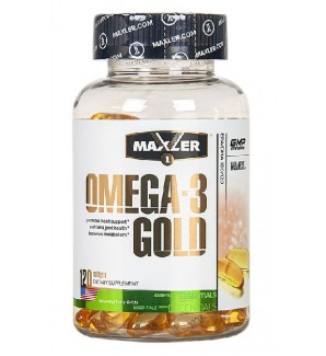 Maxler    Omega -3 Gold  (120 капс)