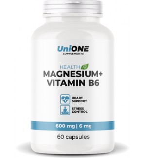 UniONE   Magnesium + Vitamin B6   (60 капс)