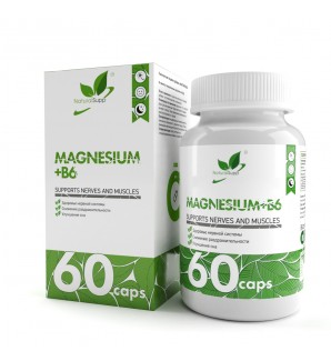 Natural Supp    Magnesium + B6   (60 капс.)