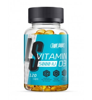 Light Supps     Vitamin D3 5000IU    (120 капс)