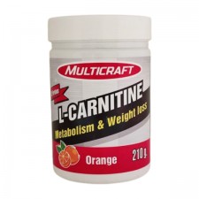 Multicraft   L-Carnitine,  гуарана + витамин С   (210 гр)