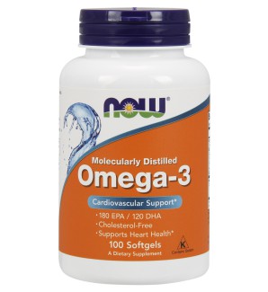 NOW   Omega - 3  (100 капс)